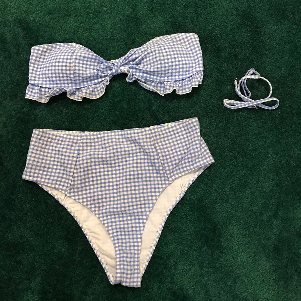 Forever 21 Picnic Blanket High waisted bikini